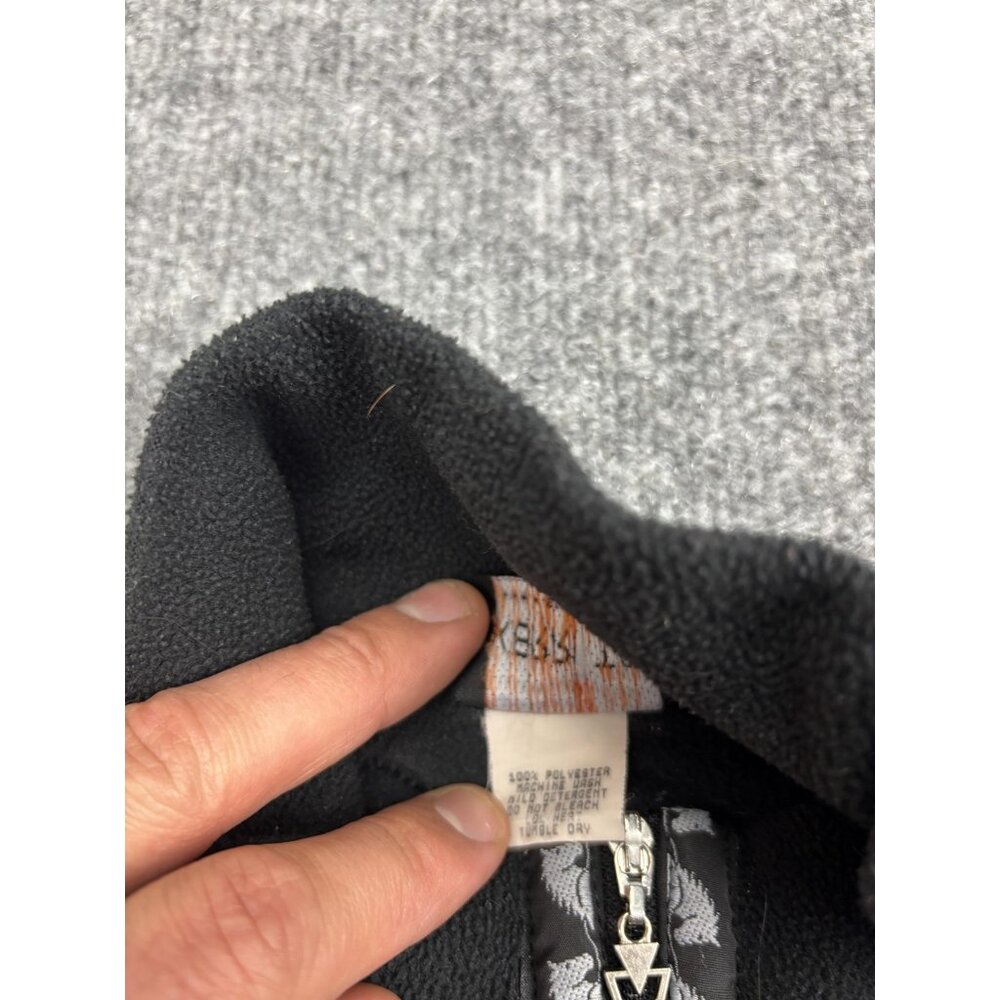 Kerrits Sweatshirt Womens Medium Black Fleece 1/4 Zip Pullover‎ Riding - Picture 3 of 6